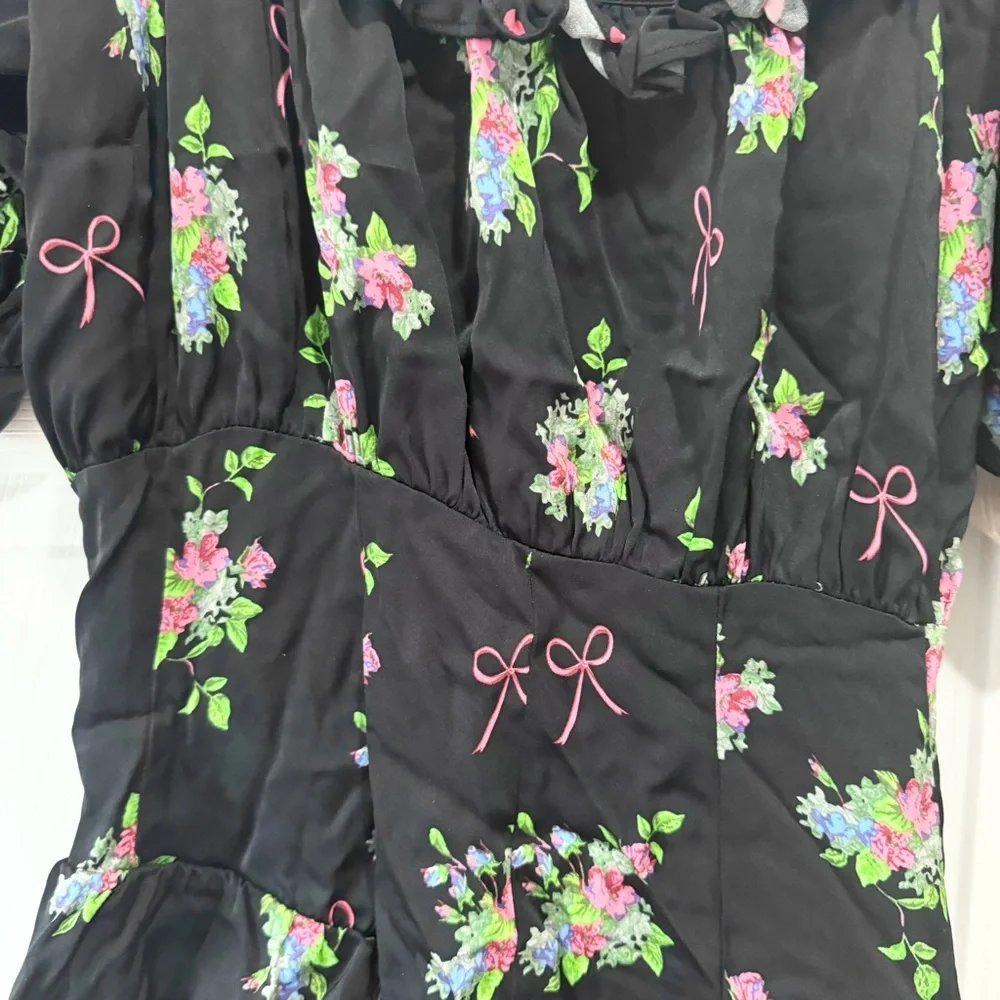 The For Love & Lemons Wilson Mini Dress SMALL - Picture 6 of 7